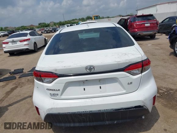 2024 Toyota Corolla LE with VIN 5YFB4MDE8RP128628, listed as a IAAI auction lot 42083196 with 37,634 mi miles and . Bid and sale history available at DreamBid. Image 16.