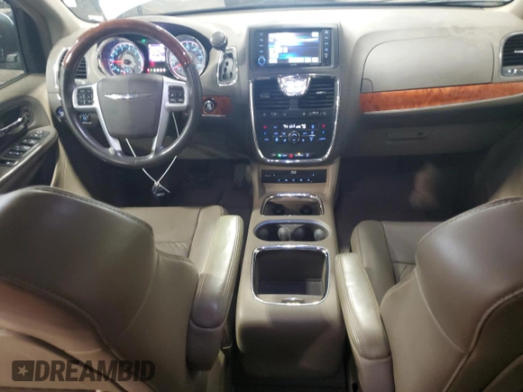 2013 Chrysler Town & Country Limited with VIN 2C4RC1GG9DR646141, listed as a Copart auction lot 49809545 with 129,720 mi miles and Salvage Title. Bid and sale history available at carsss.com. Image 8.
