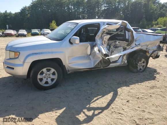 2007 Honda Ridgeline RTL w/Leather with VIN 2HJYK16567H522798, listed as a Copart auction lot 70420254 with 216,331 mi miles and Clean Title. Bid and sale history available at carsss.com. Image 1.
