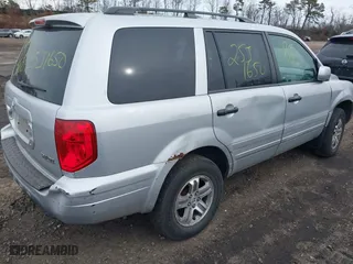 2003 Honda Pilot EX with VIN 2HKYF18513H600959, listed as a IAAI auction lot 41600484 with 999,999 mi miles. Bid and sale history available at carsss.com. Image 4.
