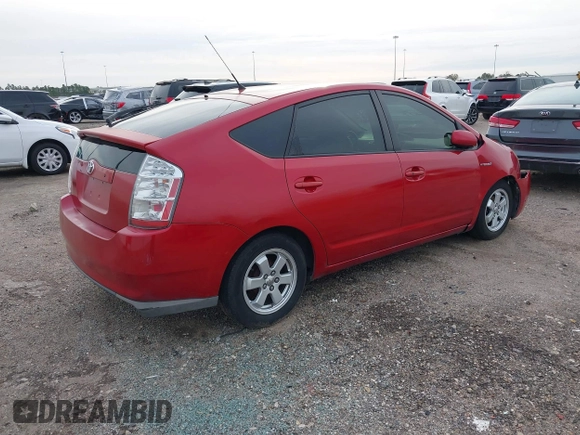 2007 Toyota Prius with VIN JTDKB20U373273556, listed as a IAAI auction lot 41293459 with 154,925 mi miles. Bid and sale history available at carsss.com. Image 4.