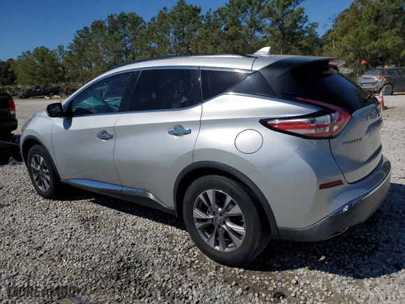 2017 Nissan Murano SL with VIN 5N1AZ2MG8HN110608, listed as a Copart auction lot 49848335 with 150,899 mi miles and Salvage Title. Bid and sale history available at carsss.com. Image 2.