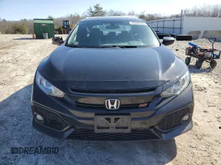 2018 Honda Civic Si with VIN 2HGFC1E50JH705875, listed as a Copart auction lot 49696525 with 105,061 mi miles and Salvage Title. Bid and sale history available at DreamBid. Image 5.