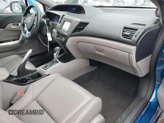 2012 Honda Civic Cpe EX-L with VIN 2HGFG3B11CH539869, listed as a Copart auction lot 48729725 with 89,909 mi miles and Salvage Title. Bid and sale history available at carsss.com. Image 8.