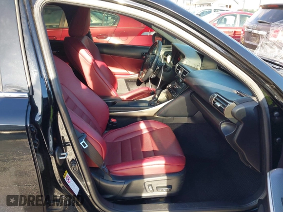 2014 Lexus IS 350 with VIN JTHBE1D26E5011864, listed as a IAAI auction lot 38611471 with 7,677 mi miles. Bid and sale history available at carsss.com. Image 5.