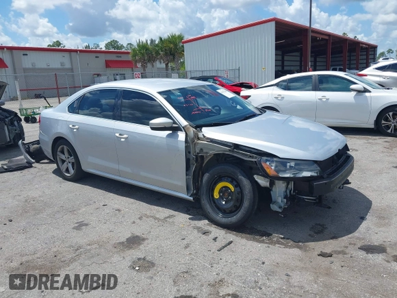 2015 Volkswagen Passat 1.8T Limited Edition with VIN 1VWAT7A35FC109653, listed as a IAAI auction lot 41917568 with 118,912 mi miles. Bid and sale history available at carsss.com. Image 1.