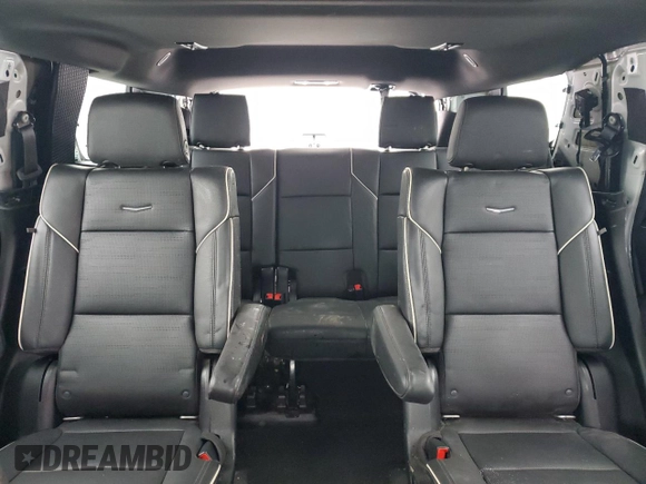2021 Cadillac Escalade Premium Luxury with VIN 1GYS4BKL4MR414197, listed as a Copart auction lot 88093605 with 63,196 mi miles and Salvage title. Bid and sale history available at DreamBid. Image 10.