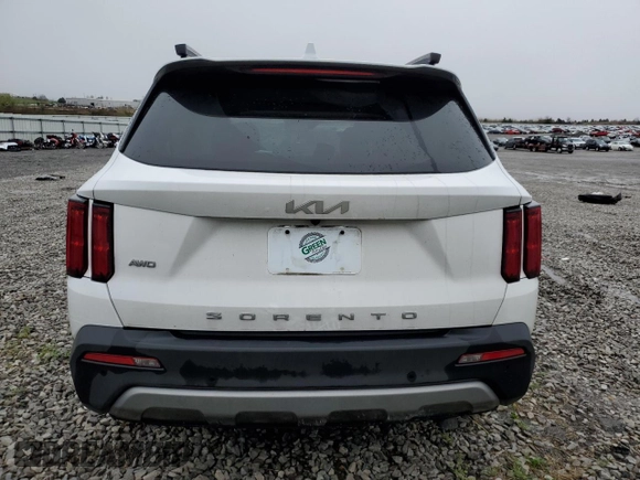 2022 Kia Sorento X-Line SX Prestige with VIN 5XYRKDLF2NG081335, listed as a Copart auction lot 51794435 with 59,969 mi miles and Salvage title. Bid and sale history available at DreamBid. Image 6.