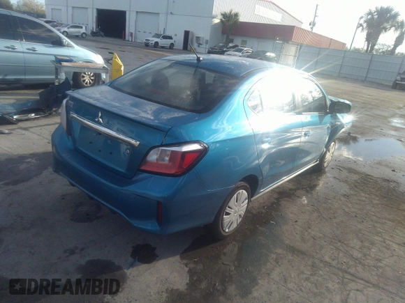 2022 Mitsubishi Mirage ES with VIN ML32FUFJ7NHF08625, listed as a IAAI auction lot 41841144 with 5,956 mi miles and . Bid and sale history available at DreamBid. Image 4.