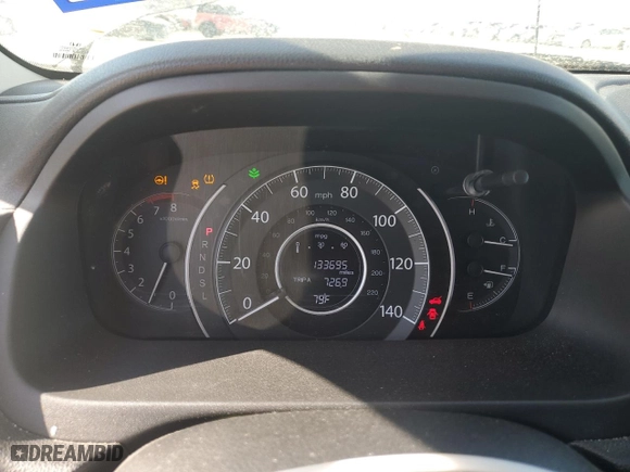 2015 Honda CR-V EX with VIN 3CZRM3H56FG701461, listed as a Copart auction lot 49862465 with 133,695 mi miles and Salvage Title. Bid and sale history available at carsss.com. Image 9.