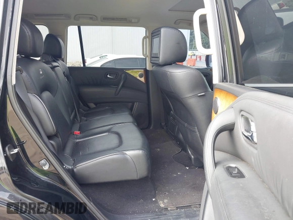 2011 Infiniti QX56 8-passenger z VIN JN8AZ2NC2B9300974, wystawiony jako IAAI lot #42453675 z przebiegiem Nie podano mil oraz . Historia ofert i sprzedaży dostępna na DreamBid. Obrazek 8.