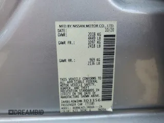 2021 Nissan Altima SV z VIN 1N4BL4DW1MN303356, wystawiony jako Copart lot #72468534 z przebiegiem 73 902 mil mil oraz Szkoda całkowita • Salvage title. Historia ofert i sprzedaży dostępna na DreamBid. Obrazek 12.