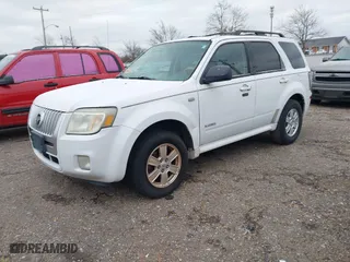2008 Mercury Mariner with VIN 4M2CU81168KJ42757, listed as a IAAI auction lot 41257720 with 1 mi miles. Bid and sale history available at carsss.com. Image 2.