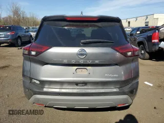 2021 Nissan Rogue SV z VIN JN8AT3BB1MW209850, wystawiony jako Copart lot #54086795 z przebiegiem 46 092 mil mil oraz Szkoda całkowita • Salvage title. Historia ofert i sprzedaży dostępna na DreamBid. Obrazek 6.