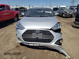 2013 Hyundai Veloster Turbo with VIN KMHTC6AE4DU096033, listed as a Copart auction lot 60004004 with 94,928 mi miles and Salvage title. Bid and sale history available at DreamBid. Image 5.