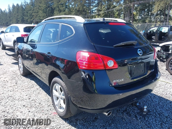 2009 Nissan Rogue S with VIN JN8AS58V69W432215, listed as a IAAI auction lot 42054977 with 181,850 mi miles. Bid and sale history available at carsss.com. Image 3.