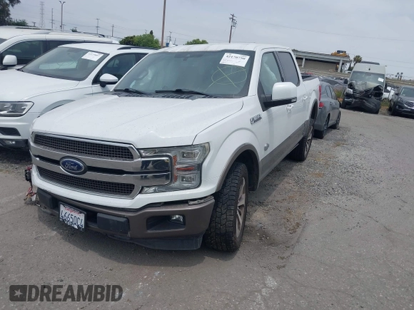 2019 Ford F-150 XL with VIN 1FTEW1C49KFC11657, listed as a IAAI auction lot 42170750 with 91,897 mi miles and . Bid and sale history available at DreamBid. Image 2.