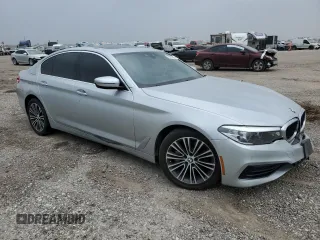 2020 BMW 5 Series 530i with VIN WBAJR3C06LCD05447, listed as a Copart auction lot 49008885 with Not Provided miles and Salvage Title. Bid and sale history available at DreamBid. Image 4.