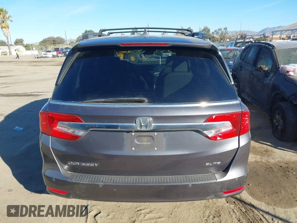 2018 Honda Odyssey Elite with VIN 5FNRL6H91JB052289, listed as a IAAI auction lot 41336068 with 94,685 mi miles and . Bid and sale history available at DreamBid. Image 15.