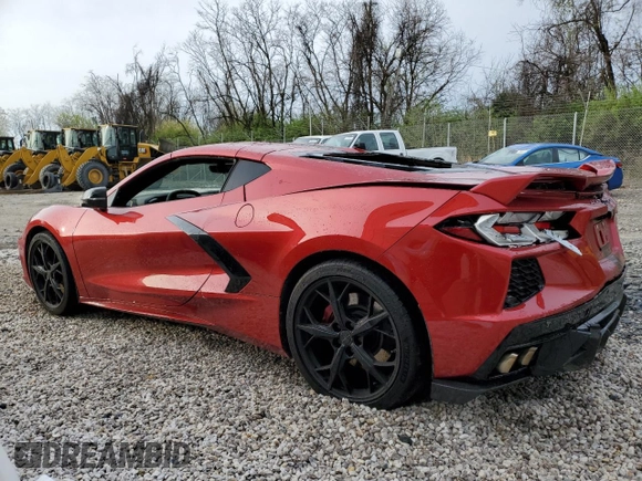 2021 Chevrolet Corvette 3LT z VIN 1G1YC2D42M5109127, wystawiony jako Copart lot #53816365 z przebiegiem 17 738 mil mil oraz Szkoda całkowita • Salvage title. Historia ofert i sprzedaży dostępna na DreamBid. Obrazek 2.