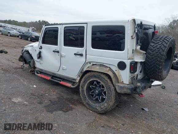 2017 Jeep Wrangler Unlimited Rubicon Recon with VIN 1C4BJWFG1HL577949, listed as a IAAI auction lot 41364066 with 83,246 mi miles and . Bid and sale history available at DreamBid. Image 3.
