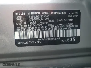 2024 Mitsubishi Outlander SE with VIN JA4J4VA82RZ058365, listed as a Copart auction lot 53301065 with 30,362 mi miles and Salvage Title. Bid and sale history available at carsss.com. Image 14.
