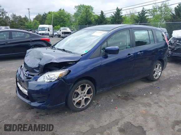 2010 Mazda 5 Sport with VIN JM1CR2W31A0364476, listed as a IAAI auction lot 42220961 with 177,885 mi miles and . Bid and sale history available at DreamBid. Image 17.