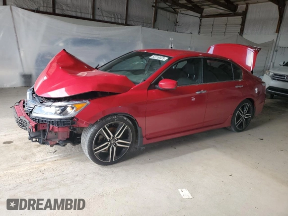 2016 Honda Accord Sport with VIN 1HGCR2F59GA248240, listed as a Copart auction lot 52319325 with Not Provided miles and Salvage Title. Bid and sale history available at DreamBid. Image 1.