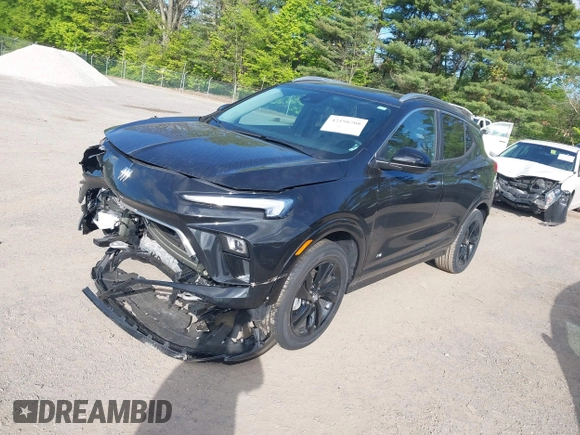 2025 Buick Encore GX Sport Touring with VIN KL4AMDSL7SB129796, listed as a IAAI auction lot 42198708 with 834 mi miles and . Bid and sale history available at DreamBid. Image 2.