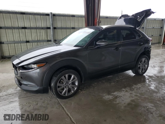 2023 Mazda CX-30 S Carbon Edition with VIN 3MVDMBCM9PM506691, listed as a Copart auction lot 55864895 with 21,441 mi miles and Salvage title. Bid and sale history available at DreamBid. Image 1.