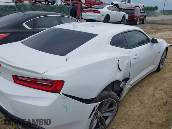 2018 Chevrolet Camaro 1LT with VIN 1G1FB1RS2J0142116, listed as a IAAI auction lot 42235855 with 85,908 mi miles and . Bid and sale history available at DreamBid. Image 13.