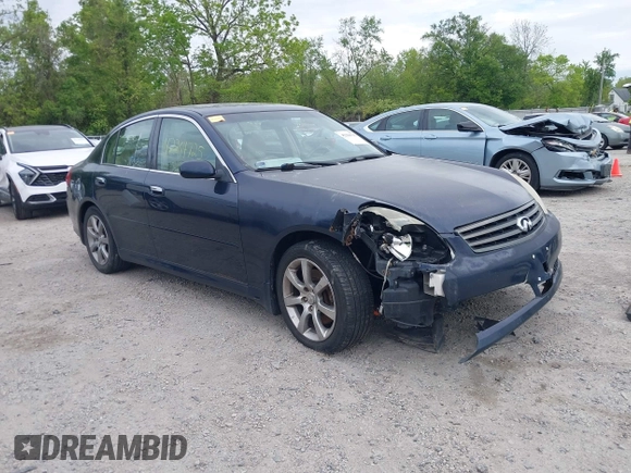 2006 Infiniti G35 with VIN JNKCV51F86M617631, listed as a IAAI auction lot 42204725 with Not Provided miles and . Bid and sale history available at DreamBid. Image 1.