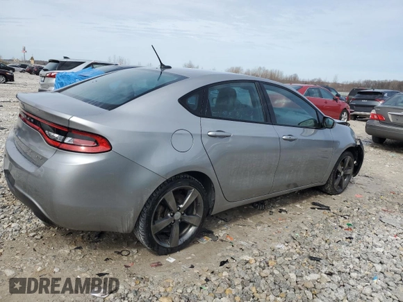 2016 Dodge Dart GT with VIN 1C3CDFEB5GD750807, listed as a Copart auction lot 51497595 with 122,913 mi miles and Clean Title. Bid and sale history available at carsss.com. Image 3.