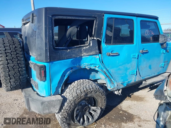 2018 Jeep Wrangler JK Unlimited Sport with VIN 1C4BJWDG6JL824178, listed as a IAAI auction lot 41420336 with 77,816 mi miles. Bid and sale history available at carsss.com. Image 6.