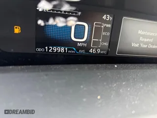 2019 Toyota Prius L Eco with VIN JTDKARFU7K3071556, listed as a IAAI auction lot 42125672 with 129,981 mi miles. Bid and sale history available at carsss.com. Image 1.