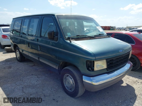 1995 Ford Econoline Cargo z VIN 1FDEE14Y9SHA29638, wystawiony jako IAAI lot #42528557 z przebiegiem Nie podano mil oraz . Historia ofert i sprzedaży dostępna na DreamBid. Obrazek 1.