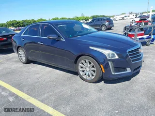 2016 Cadillac CTS Sedan RWD with VIN 1G6AP5SX8G0119984, listed as a IAAI auction lot 41679567 with 98,592 mi miles. Bid and sale history available at carsss.com. Image 1.