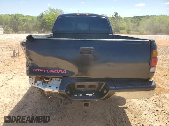 2002 Toyota Tundra SR5 with VIN 5TBRN34182S310211, listed as a Copart auction lot 51939535 with 225,058 mi miles and Salvage Title. Bid and sale history available at DreamBid. Image 6.