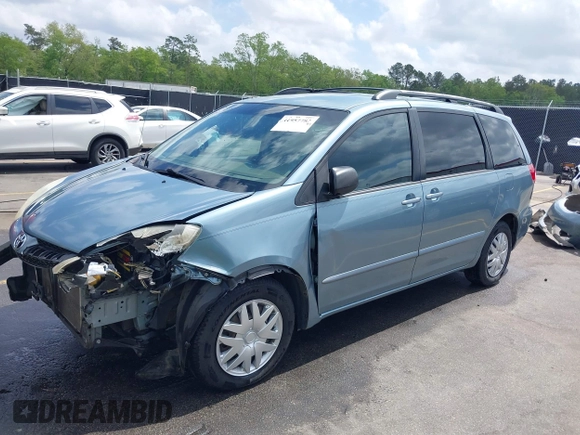 2008 Toyota Sienna CE with VIN 5TDZK23C08S221903, listed as a IAAI auction lot 41957782 with 169,245 mi miles and . Bid and sale history available at carsss.com. Image 18.