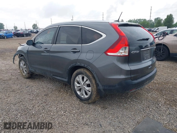 2013 Honda CR-V EX-L z VIN 2HKRM4H74DH632299, wystawiony jako IAAI lot #42324538 z przebiegiem 184 173 mil mil oraz . Historia ofert i sprzedaży dostępna na DreamBid. Obrazek 3.