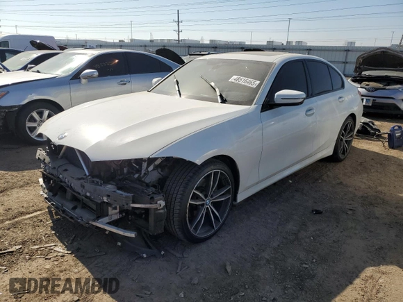 2020 BMW 3 Series 330i xDrive with VIN 3MW5R7J04L8B15615, listed as a Copart auction lot 48516465 with 63,984 mi miles and Salvage Title. Bid and sale history available at DreamBid. Image 1.