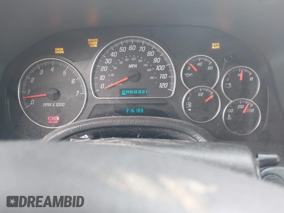 2004 GMC Envoy SLE with VIN 1GKDT13SX42135951, listed as a IAAI auction lot 41668252 with 216,193 mi miles. Bid and sale history available at carsss.com. Image 16.
