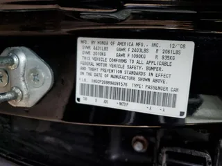2009 Honda Accord Sdn EX-L with VIN 1HGCP26889A091576, listed as a Copart auction lot 53445685 with 165,612 mi miles and Non Repairable. Bid and sale history available at carsss.com. Image 14.
