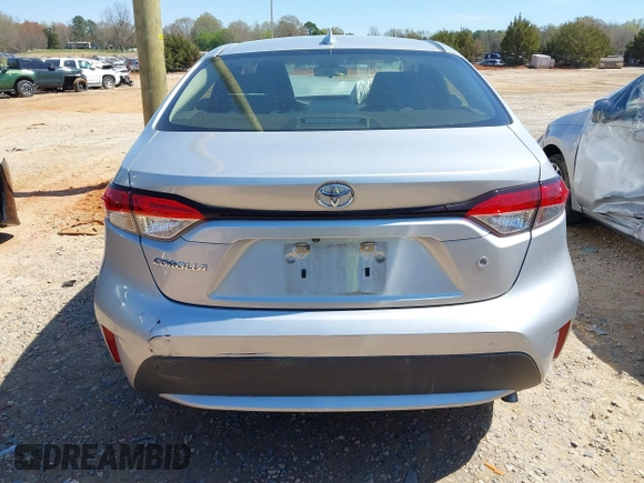 2020 Toyota Corolla L with VIN JTDDPRAE1LJ008277, listed as a IAAI auction lot 41874417 with 24,419 mi miles. Bid and sale history available at carsss.com. Image 16.