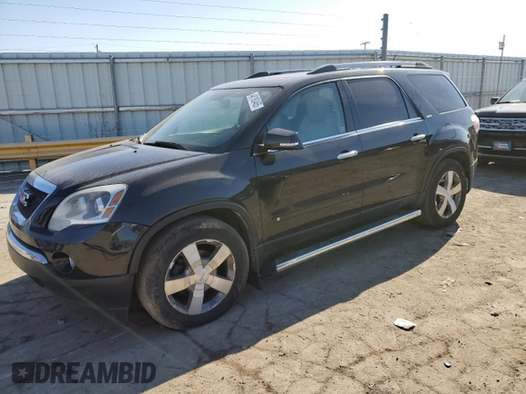 2010 GMC Acadia SLT1 with VIN 1GKLVMEDXAJ165166, listed as a Copart auction lot 48180465 with 151,405 mi miles and Salvage Title. Bid and sale history available at carsss.com. Image 1.