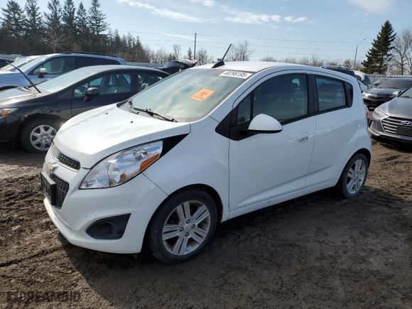 2015 Chevrolet Spark LT with VIN KL8CD6S92FC707553, listed as a Copart auction lot 48296195 with 226,598 mi miles and Clean Title. Bid and sale history available at carsss.com. Image 2.