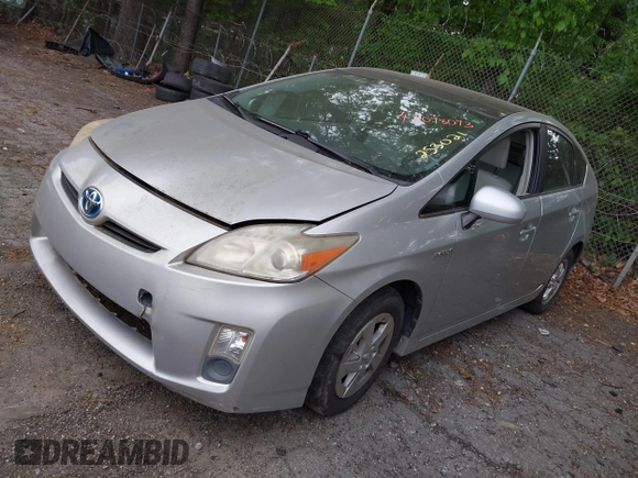 2011 Toyota Prius I with VIN JTDKN3DU5B0253021, listed as a IAAI auction lot 42098093 with 204,853 mi miles. Bid and sale history available at carsss.com. Image 22.