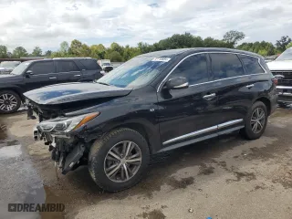 2019 Infiniti QX60 PURE with VIN 5N1DL0MMXKC559235, listed as a Copart auction lot 72116684 with 72,752 mi miles and Salvage Title. Bid and sale history available at carsss.com. Image 1.