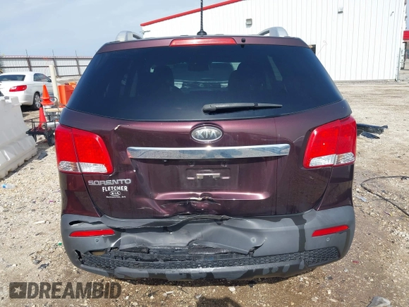 2011 Kia Sorento LX with VIN 5XYKTDA17BG154197, listed as a IAAI auction lot 41923864 with 143,010 mi miles and . Bid and sale history available at carsss.com. Image 16.