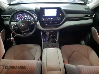 2023 Toyota Highlander L with VIN 5TDKDRBH9PS034482, listed as a Copart auction lot 57347815 with 26,150 mi miles and Salvage title. Bid and sale history available at DreamBid. Image 8.